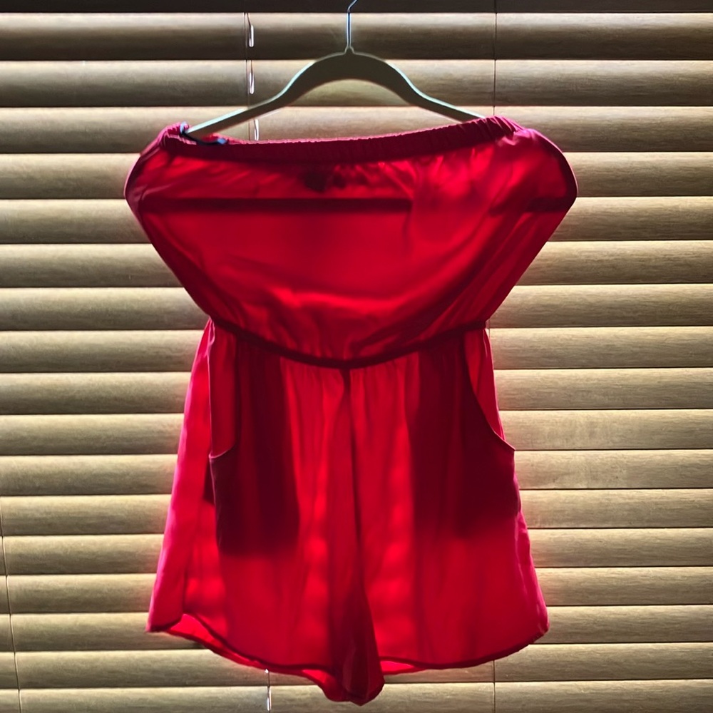 Forever 21 red romper. Size medium